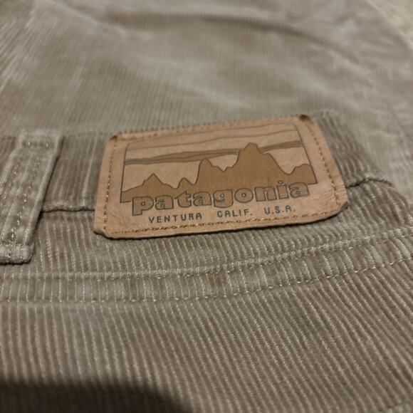 Vintage Patagonia Mens 36x32 Faded Straight Leg Corduroy Chino Pants BrownCotton - Picture 9 of 13